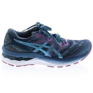 ASICS Women's GEL-NIMBUS 23 Running Shoes in Grand Shark/Digital Aqua